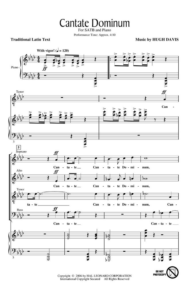 Cantate Dominum
